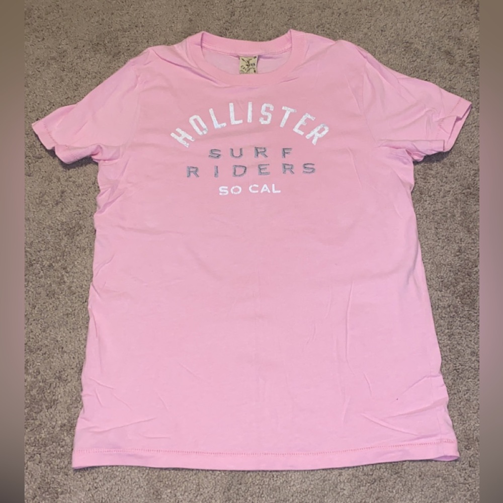 Hollister Pink Cotton Tee